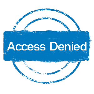 Access Denied Image
